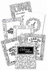 Coloring Binder {255 Pages}  Sarah Titus sketch template
