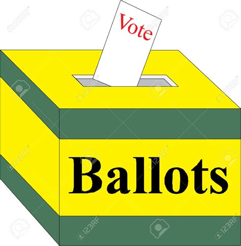 Vote box clip art