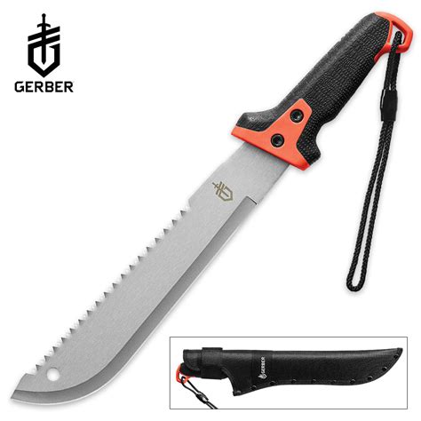 Gerber Compact Clearpath Machete with Nylon Sheath | BUDK.com - Knives & Swords At The Lowest ...