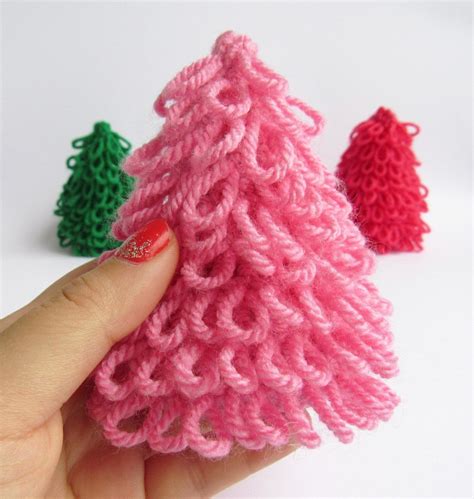 Mini Trees Decor Crochet pattern by Maria's Blue Crayon | Christmas ...