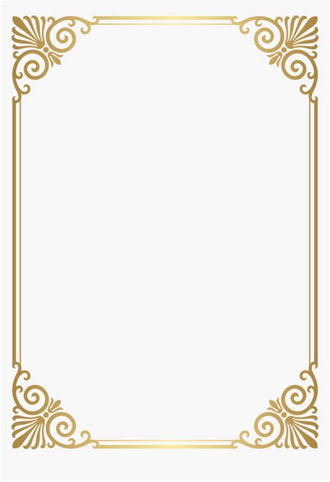 Download Png Frame Border Design - Free Download PNG