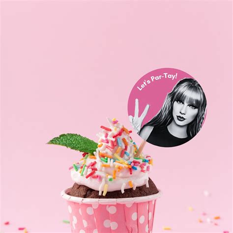 Taylor Swift Cupcake Toppers Printable Taylor Swift Party - Etsy