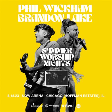 Phil Wickham and Brandon Lake - Summer Worship Nights Tour - Chicago