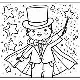 Cool Magician coloring page  Download Print Or Color Online For Free sketch template
