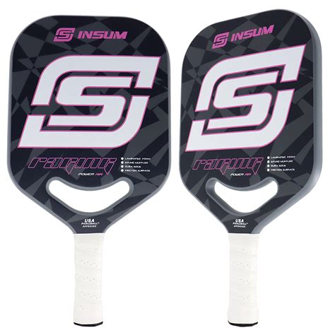 INSUM Pickleball Paddle 3K/Full Carbon Fiber Lightweight Padel Edgeless ...