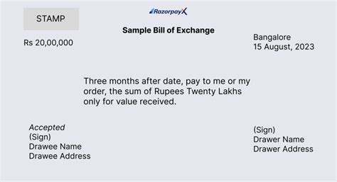 Bill of Exchange: Definition, Types and Importance - RazorpayX