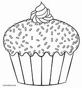 Ausmalbilder Cupcake  Malvorlagen Kostenlos Zum Ausdrucken sketch template