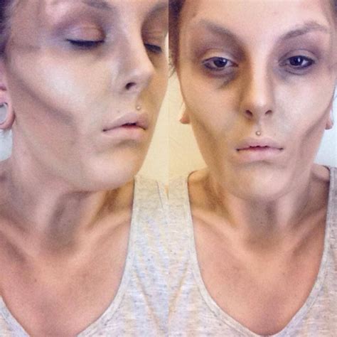 Emaciation sfx makeup | Zombie makeup, Horror makeup, Zombie halloween makeup