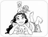 Moana Coloring Pictures Printable sketch template