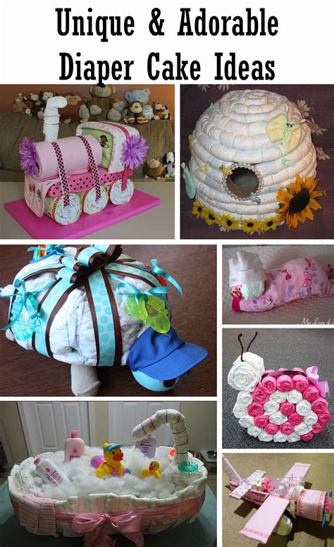 Adorable Diaper Cake Ideas | Baby diaper cake, Baby girl diaper cake ...