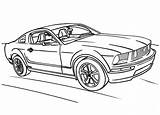 Printable Ford Mustang Coloring Page  Free Pages sketch template