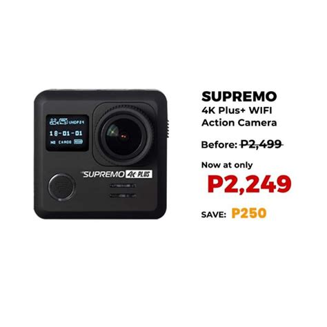 SUPREMO ACTION CAMERA | Shopee Philippines