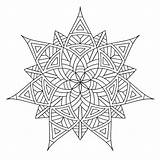 Geometric Design Coloring Pages sketch template
