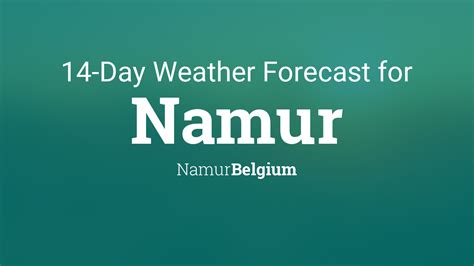 Namur, Belgium 14 day weather forecast