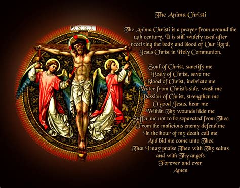 Anima Christi Prayer Printable