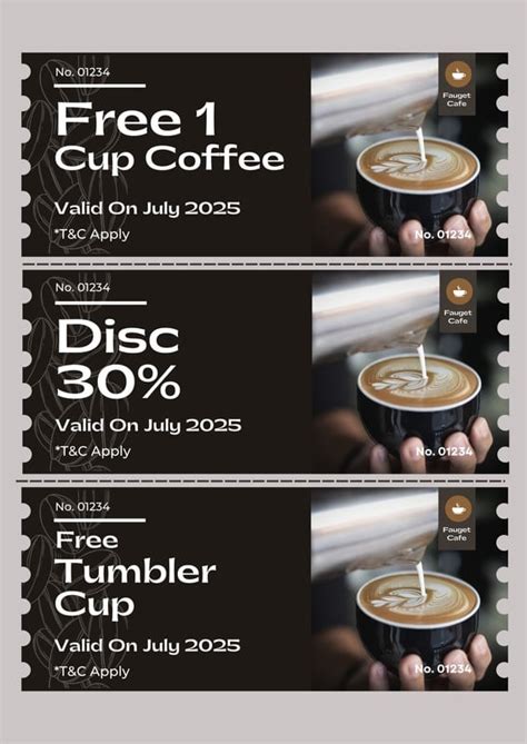 Customize 40+ Coffee Coupon Templates Online - Canva