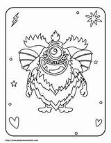 27 Free Monster Coloring Pages For Kids sketch template