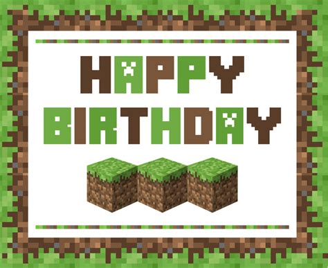 Download These Awesome FREE Minecraft Party Printables! | Catch My Party