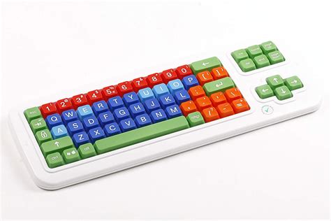 Clevy Large Print Mechanical solid spill proof Color coded Keyboard — AramediA