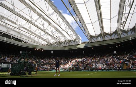 CENTRE COURT ROOF OPENING THE WIMBLEDON THE WIMBLEDON CHAMPIONSHIPS 20 THE ALL ENGLAND TENNIS ...