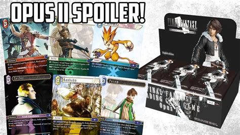 OPUS 2 Spoiler enthüllt! - Final Fantasy TCG - YouTube