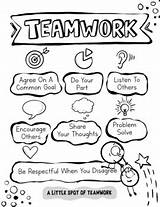 Teamwork Poster And coloring Sheet By Diane Alber  TPT sketch template
