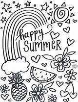 Coloring Pages Printable Summer sketch template