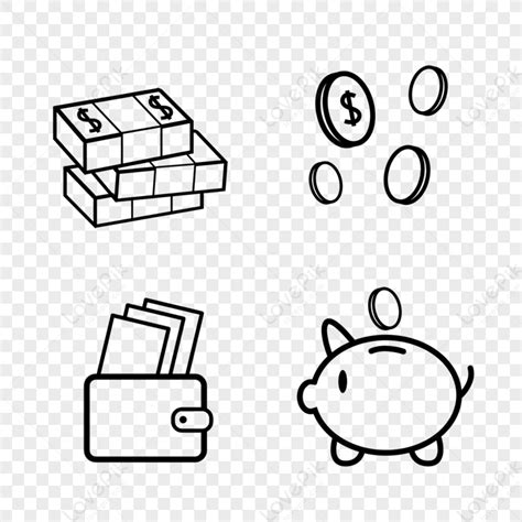 Banknote Piggy Bank Icon Free PNG And Clipart Image For Free Download - Lovepik | 401201329