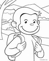 Curious George Coloring sketch template