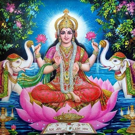 Lakshmi Goddess of Love, Prosperity, and Wealth Poster Print - Etsy