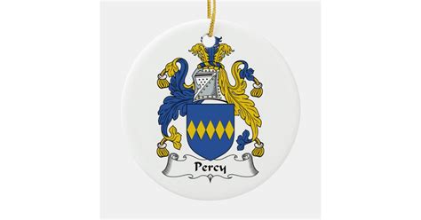 Percy Family Crest Christmas Ornament | Zazzle.co.uk