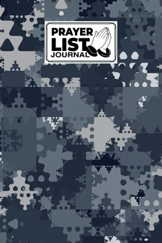 Prayer List Journal: A Daily Record Notebook for Prayers With Camo ...