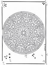 Eye Mandala Coloring Page sketch template