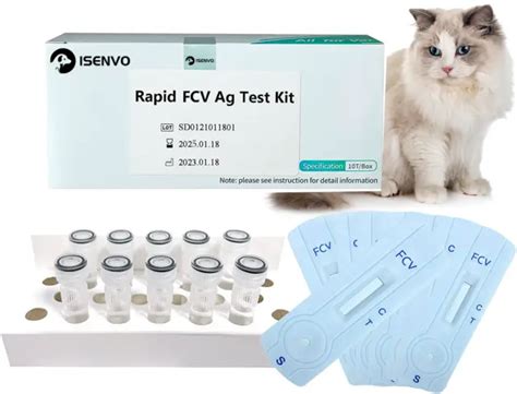 FELINE CAT CALICIVIRUS Infection(FCV) Vet Home Nasal & Eye Ocular Swab Test Kits $13.16 - PicClick