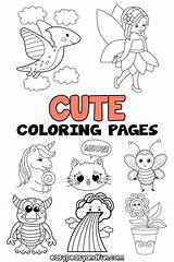 cute coloring Pages Cute printable sketch template