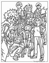 20 My Hero Academia Coloring Pages Free PDF Printables sketch template