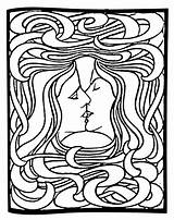 Awesome Free Printable Art Nouveau Coloring Pages  Thousand Of The sketch template