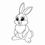Premium Vector  Cute Rabbit Cartoon coloring Page Illustration vector sketch template