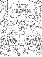 Coloring Pages Happy Halloween  Free Printable sketch template