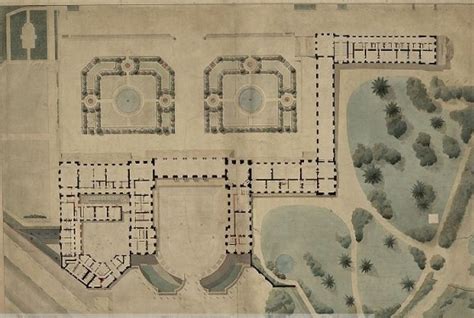 Versailles. The Grand Trianon. -- ground floor. | Architectural floor plans, Versailles, How to plan