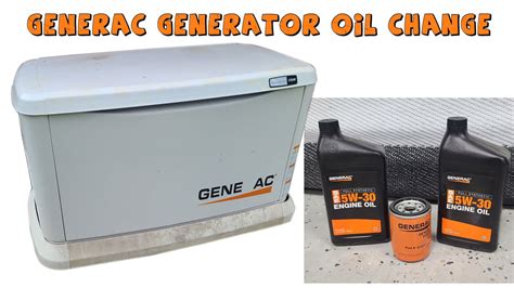 How to Change the Oil in a 22KW Generac Generator – Generac Maintenance ...