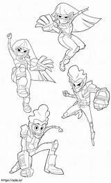 Miko Kubota And High Five coloring Page sketch template