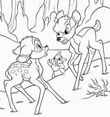 Bambi And Faline coloring Pages  Clip Art Library sketch template