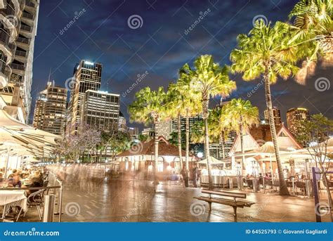 Sydney at Night As Seen from Circular Quay East Stock Image - Image of ...