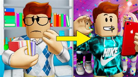 He Transformed From Nerd To Popular (A Roblox Movie) - YouTube