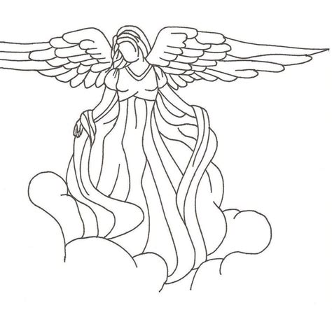 Guardian Angel by Moonblaster13 on DeviantArt | Angel sketch, Angel ...