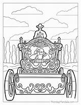 Cinderella Carriage Coloring Pages sketch template