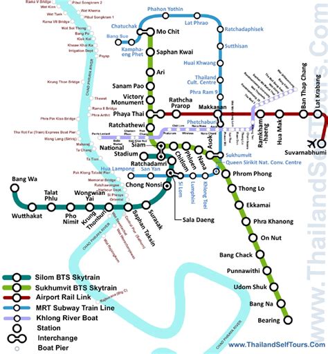 Bangkok Transport Map