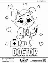 Doctor Coloring Pages For Children sketch template