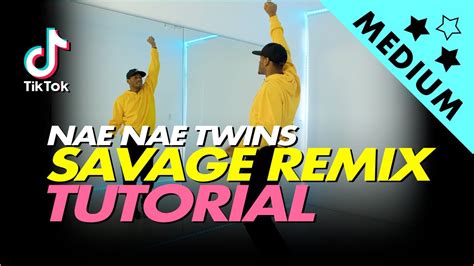 SAVAGE REMIX TUTORIAL | Step by step | DC: NaeNaeTwins - YouTube